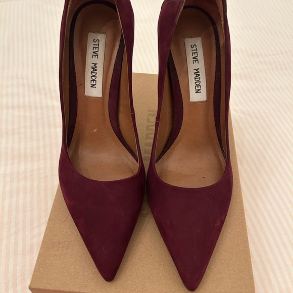 Steve Madden Deep Burgundy Heels - Picture 3 of 3